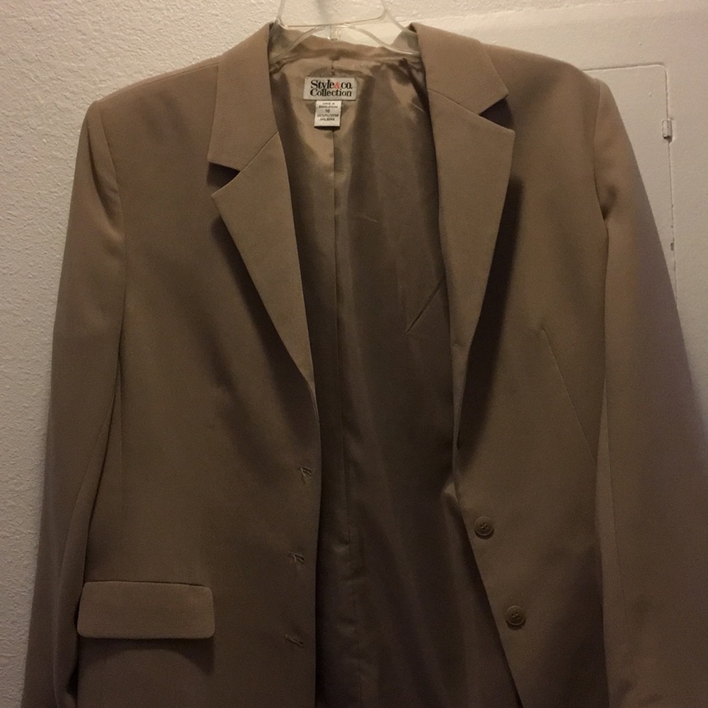 Beige Style & Co blazer